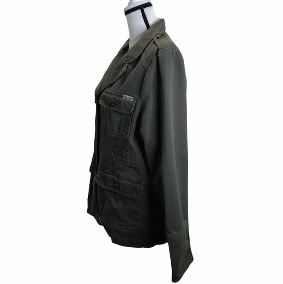 Max Studio Jeans l 4 Pocket l L/S l Military Jacket l Size XL - Picture 2 of 10